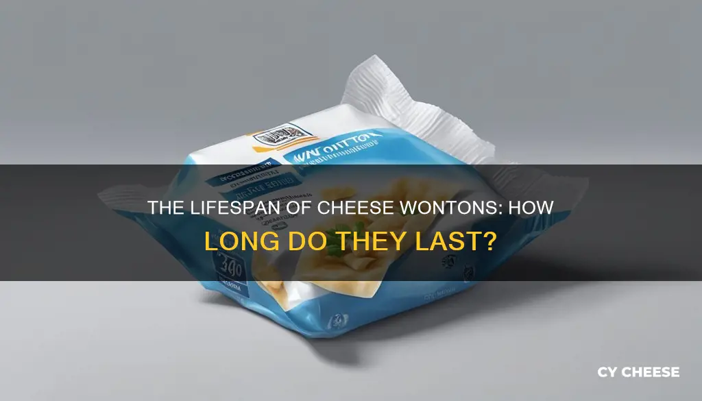 how long do cheese wonton last