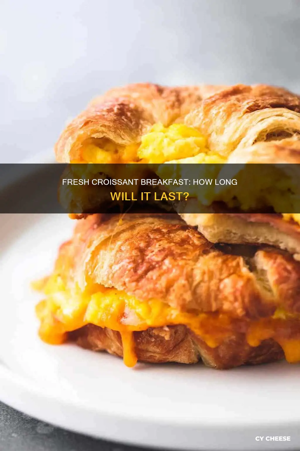 how long do homemade sausage egg and cheese croissant