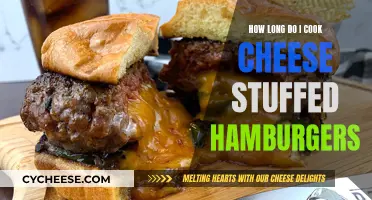 Cheese-Stuffed Burgers: Cooking Time for Melty Goodness