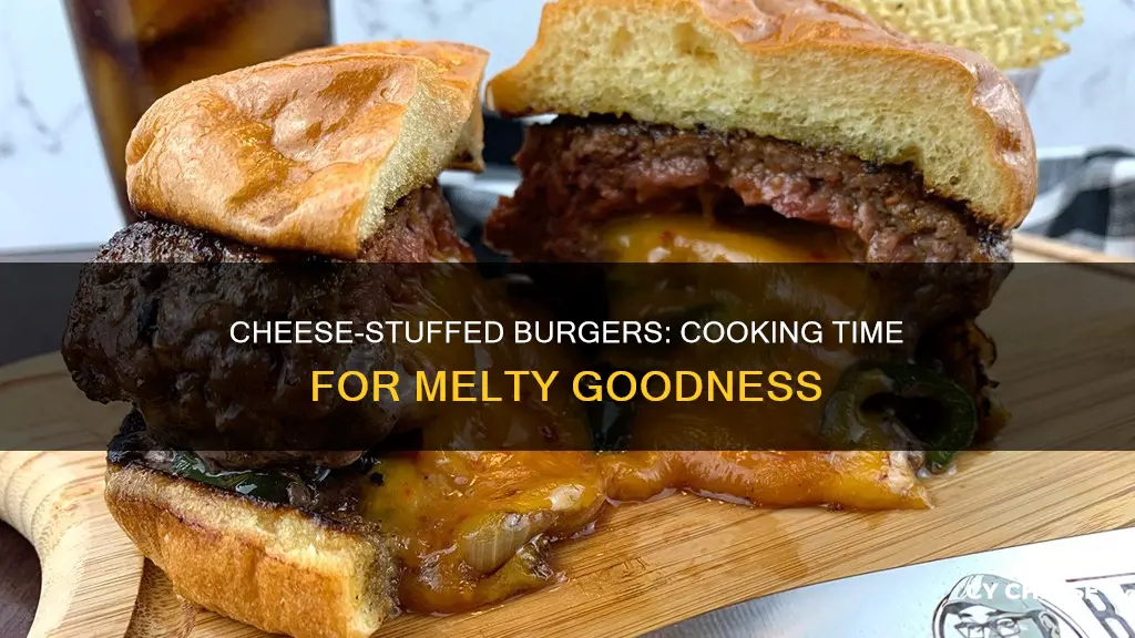 how long do i cook cheese stuffed hamburgers