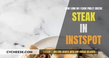 Perfecting Philly Cheesesteak: Instant Pot Cooking Time