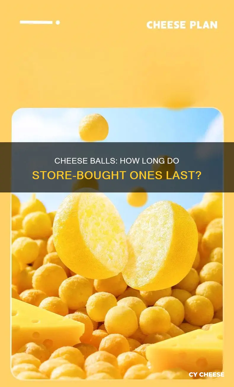 how long do store bought cheese balls last