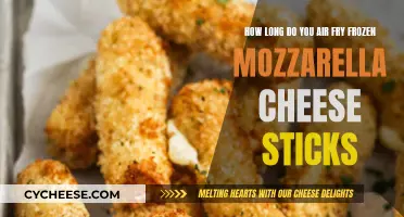 Air-Frying Frozen Mozzarella Sticks: How Long Does It Take?