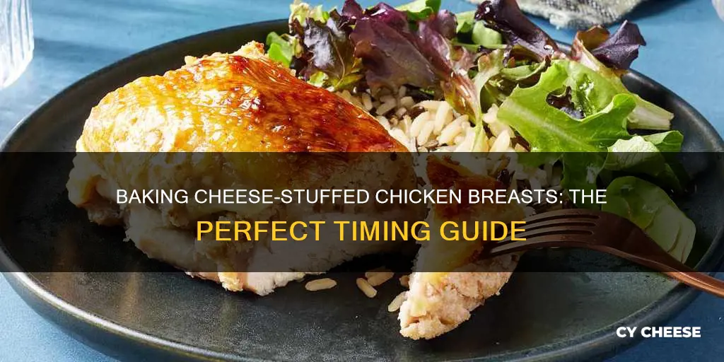 how long do you bake cheese stuffed chicken breast