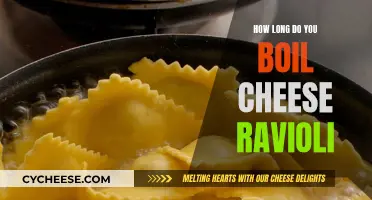 Boiling Cheese Ravioli: The Perfect Timing for Al Dente