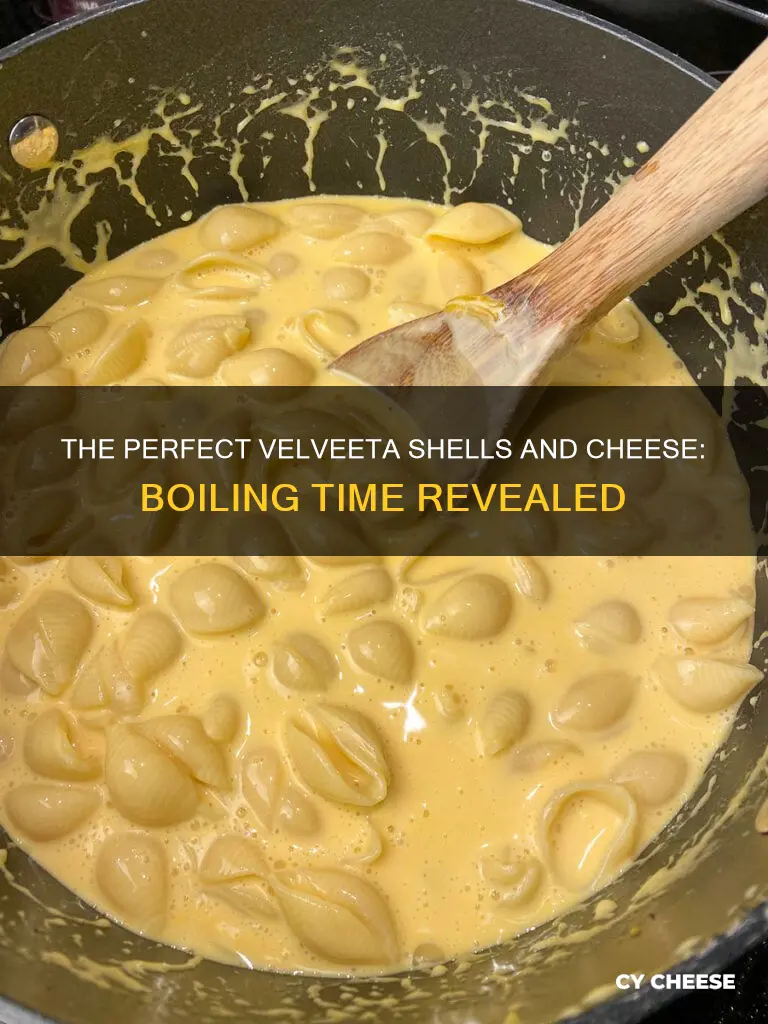 how long do you boil velveeta shells and cheese