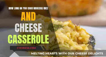 Broccoli, Rice, and Cheese: Perfect Casserole Cooking Time