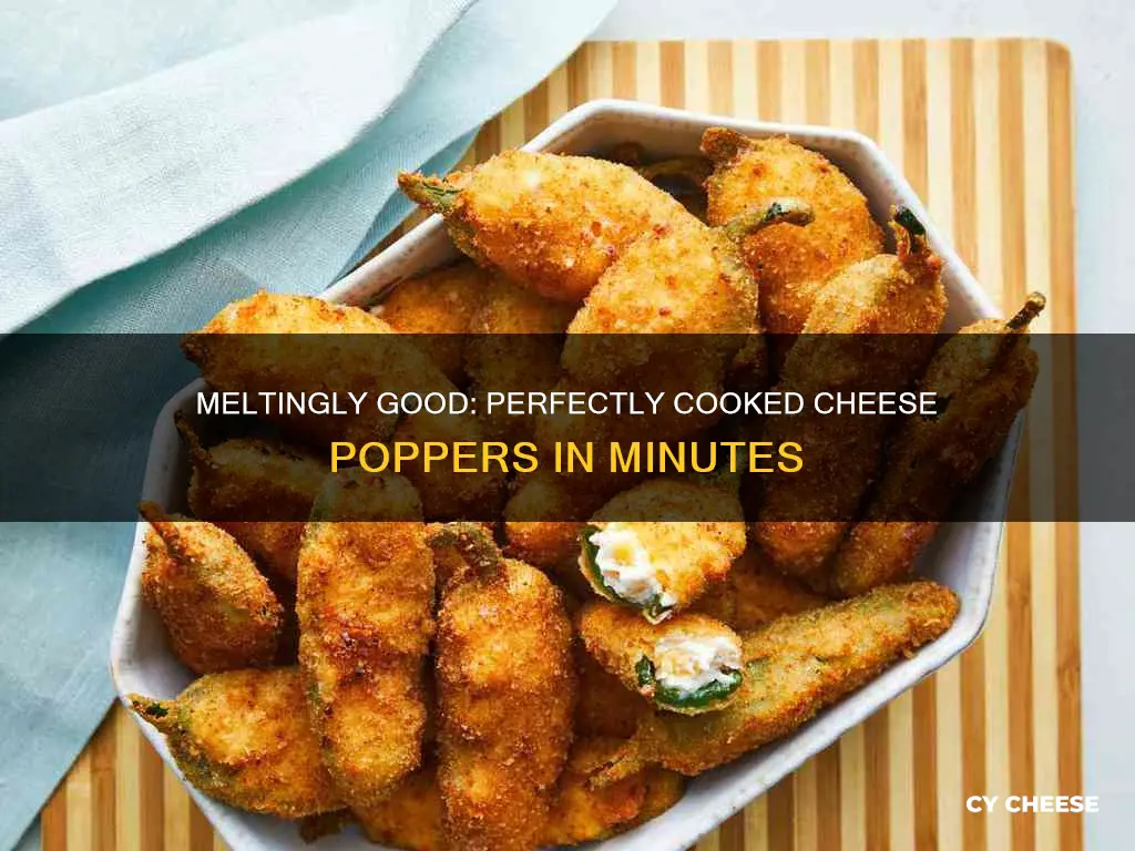 how long do you cook cheese poppers