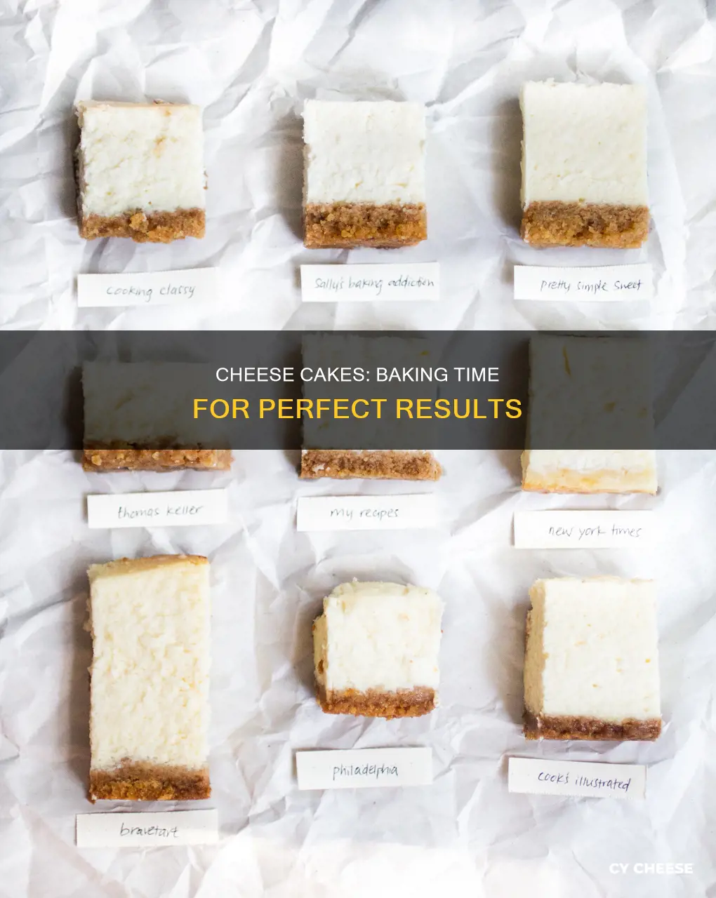 how long do you cook the 4 cheese cakes