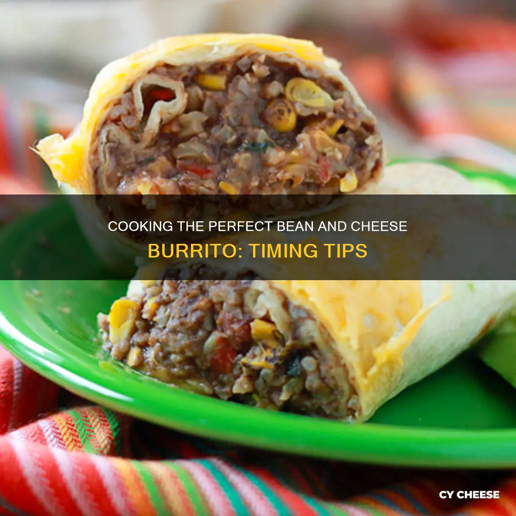 how long do you cook two bean and cheese burtio