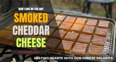 Smoked Cheddar Cheese: Drying Time for Best Results