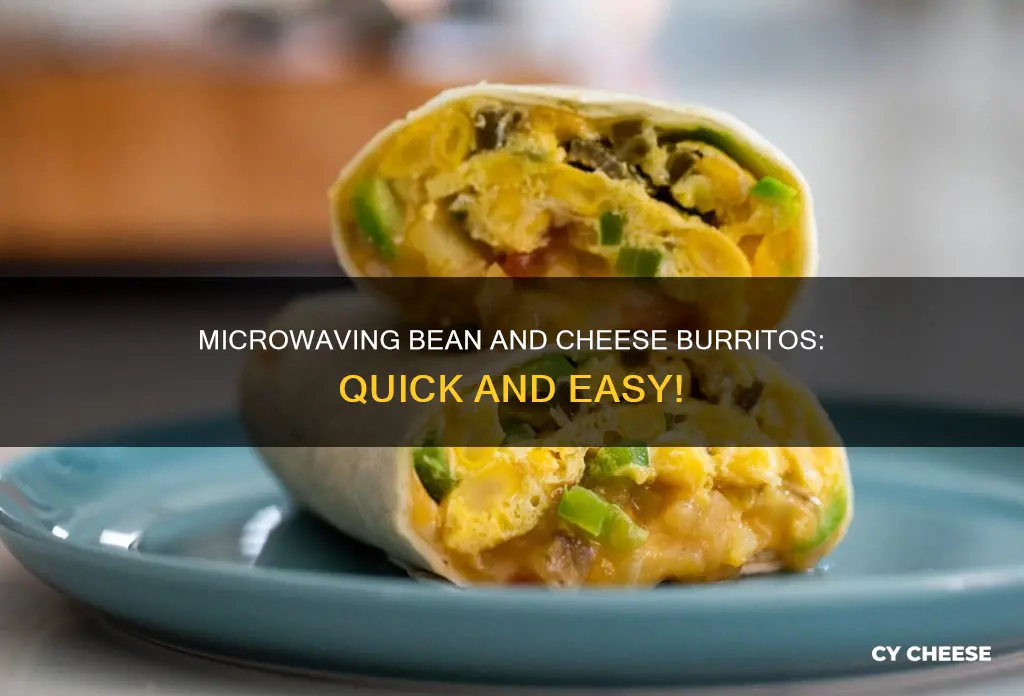 how long do you microwave bean and cheese burritos