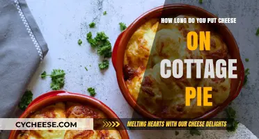 Perfect Timing: Adding Cheese to Cottage Pie for Ultimate Flavor