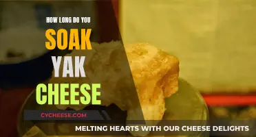 Yak Cheese Soaking: The Ideal Duration for Flavor