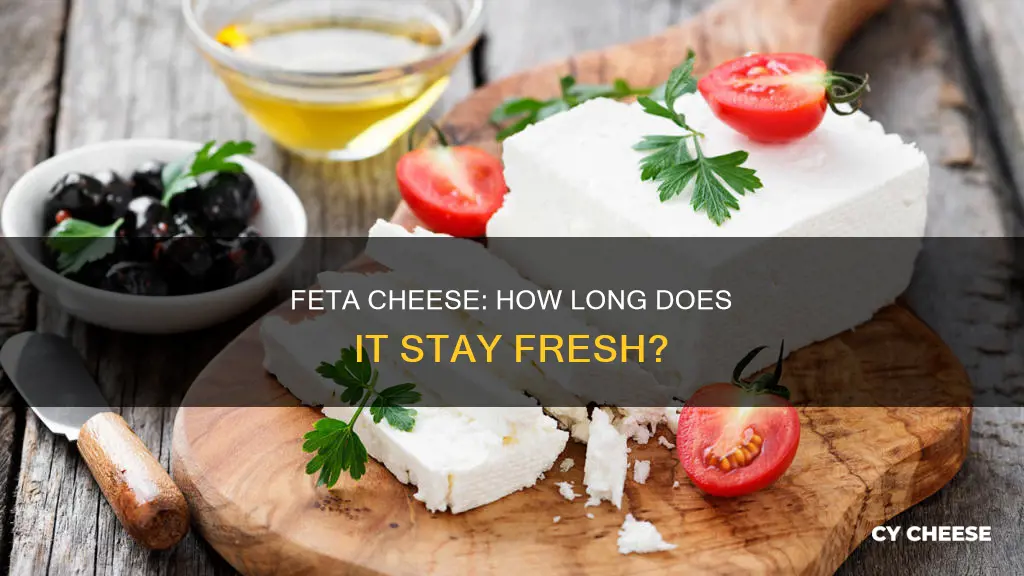 how long does a block of feta cheese last