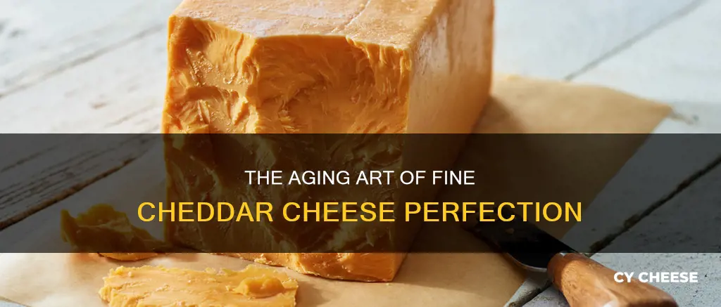 how long does a fine chedder cheese age