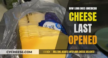 The Lifespan of Opened American Cheese