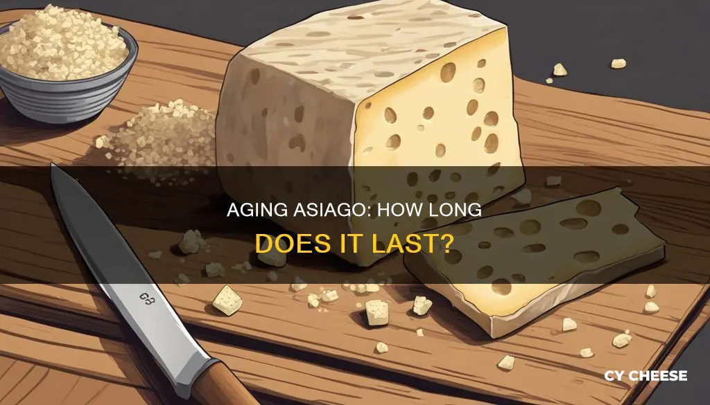 how long does asiago cheese last in the fridge