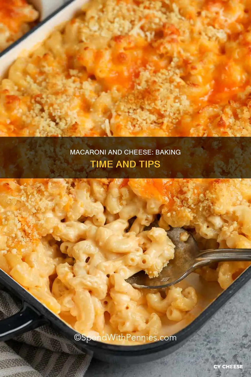 how long does baked macaroni and cheese take to cook