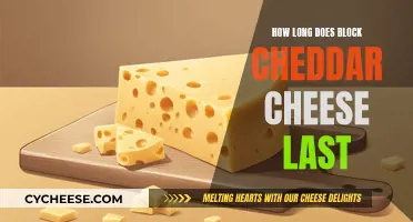 The Longevity of Block Cheddar Cheese Storage