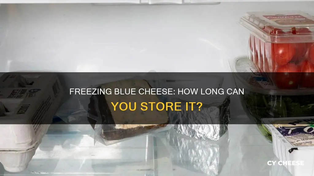 how long does blue cheese last in the freezer