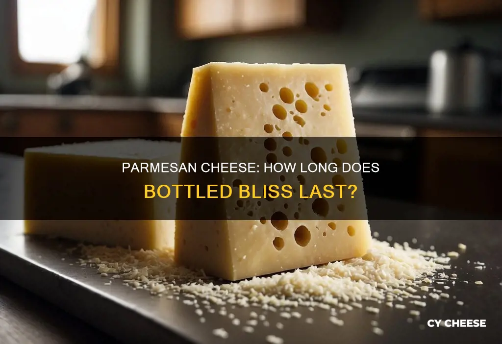 how long does bottled parmesan cheese last