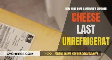 Cheddar Cheese Unrefrigerated: How Long Does It Last?