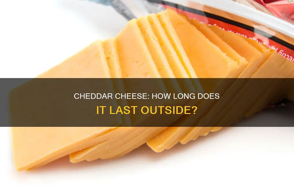 how long does cheddqar cheese last at room temperature