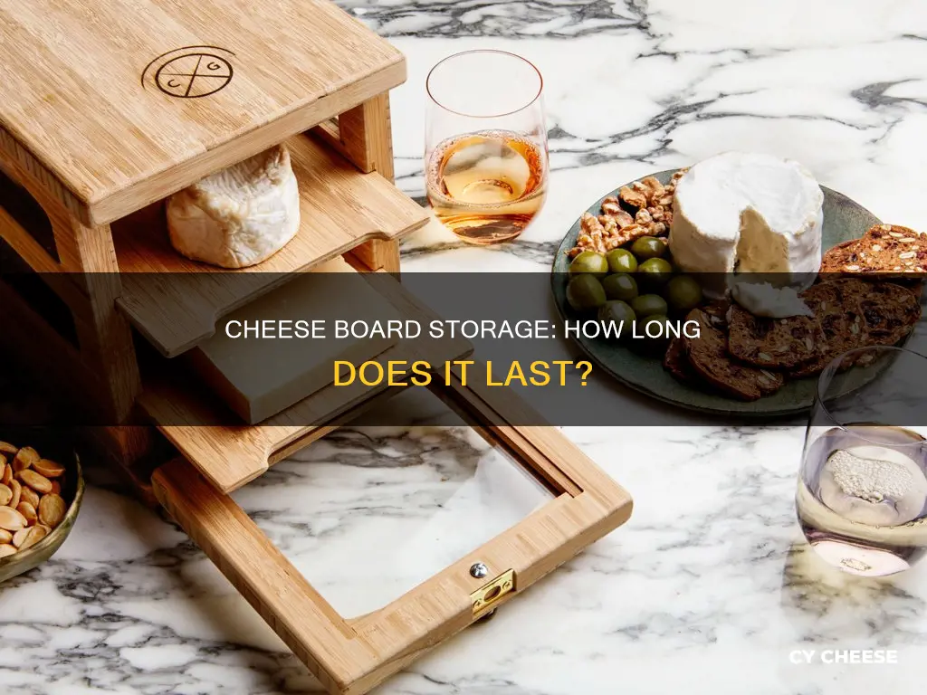 how long does cheese from a charueteire board last