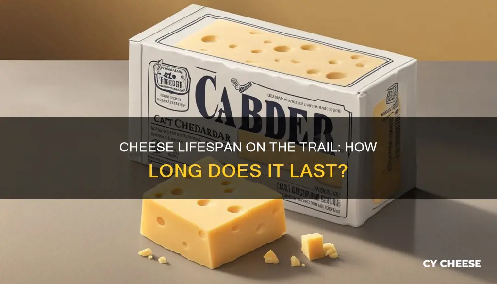 how long does cheese last on trail