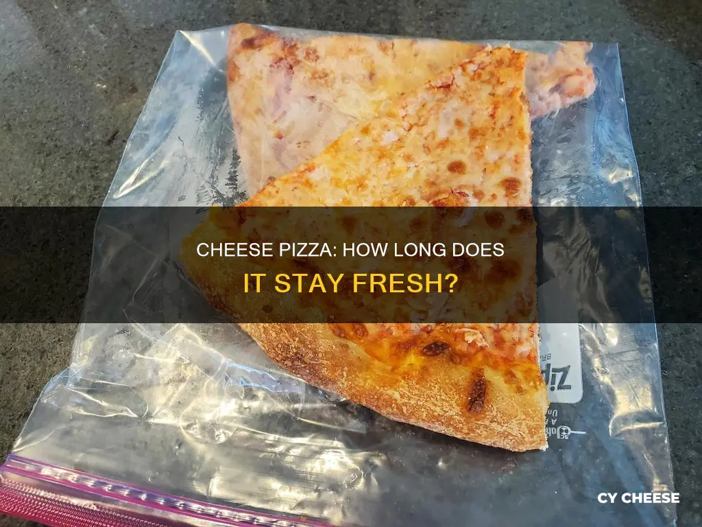 how long does cheese pizza last in the fridge