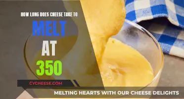 Melting Cheese: The Time It Takes at 350 Degrees