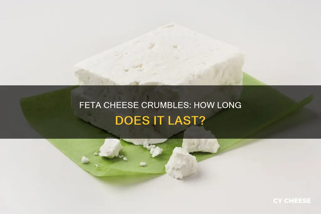 how long does crumbled feta cheese