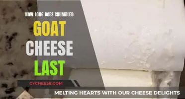 Goat Cheese: How Long Does Crumbled Form Last?