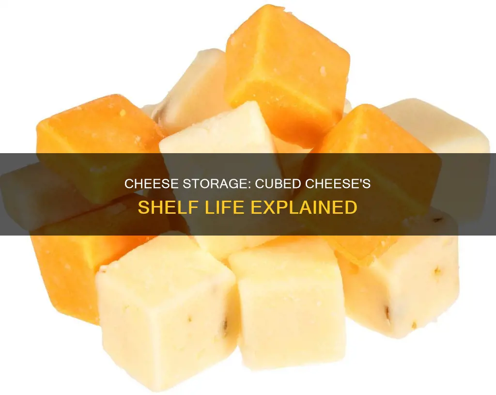 how long does cubed cheese last