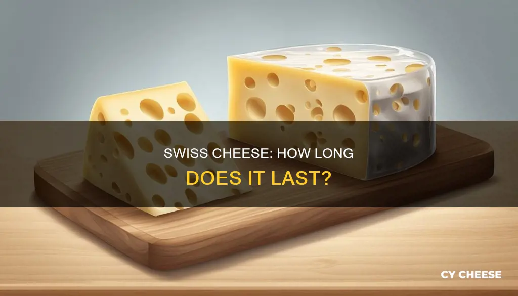 how long does deli sluced swiss cheese last in fridge