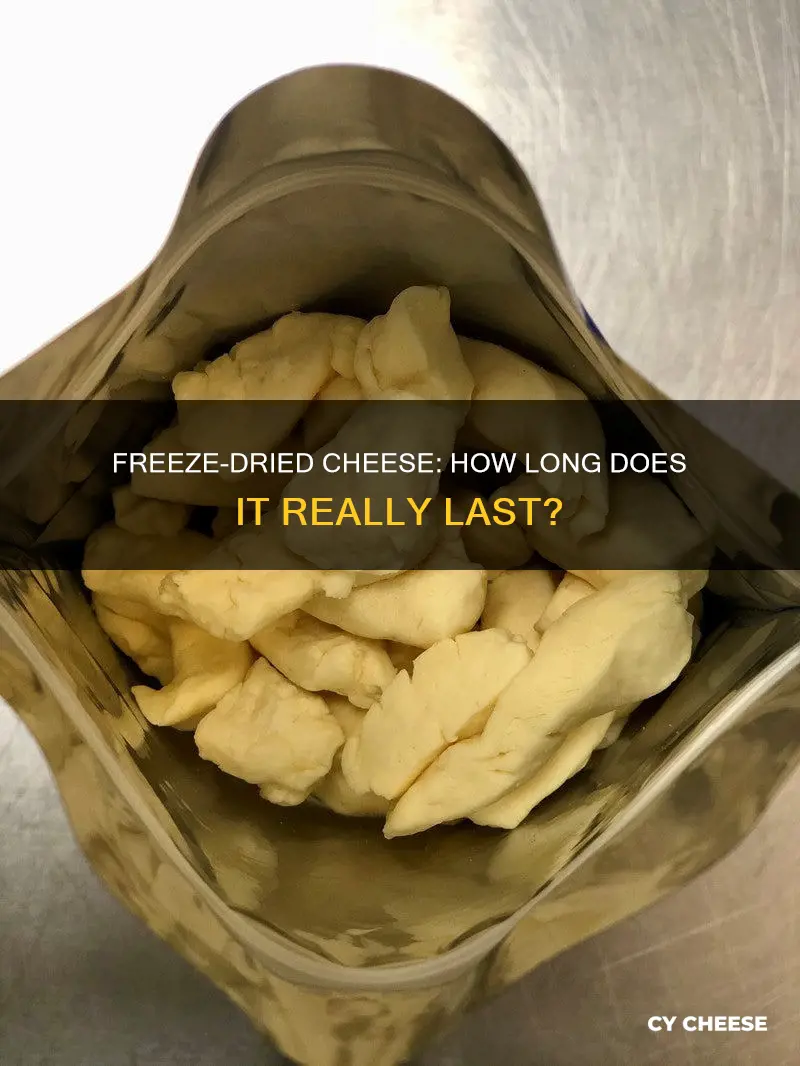 how long does freeze dried cheese last