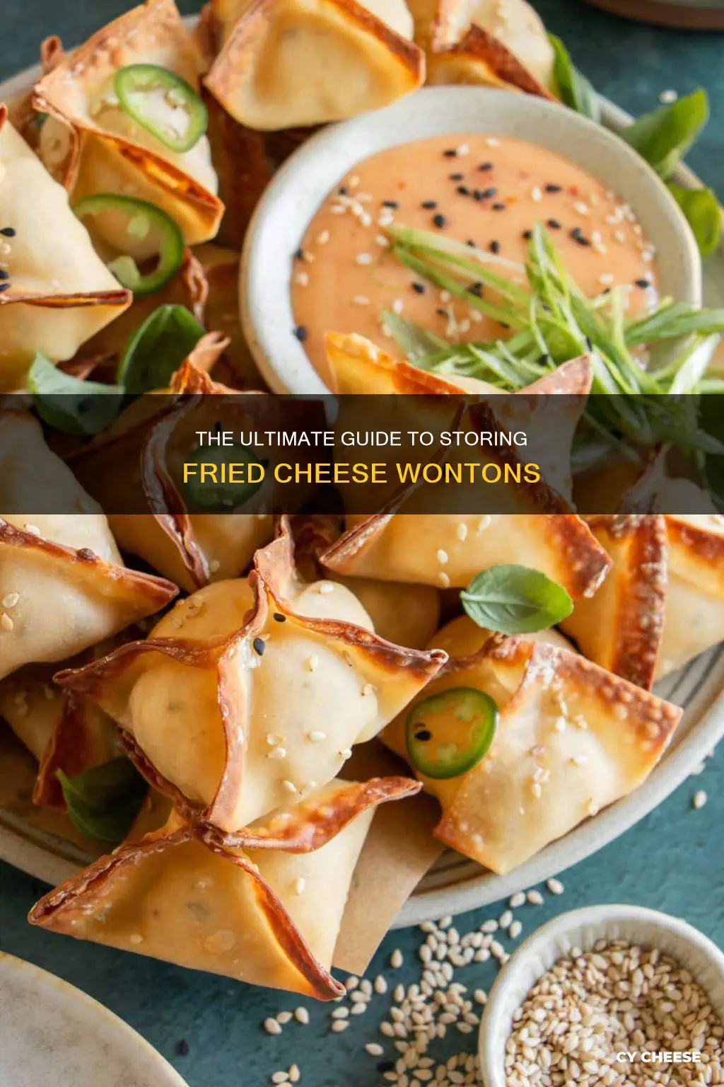 how long does fried cheese wontons last