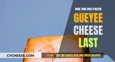 Gueyee Cheese: How Long Does It Last Frozen?