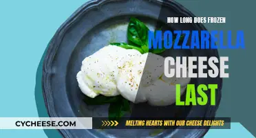 The Lifespan of Frozen Mozzarella Cheese: How Long?