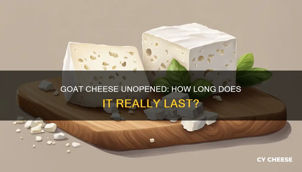 how long does goat cheese last unopened