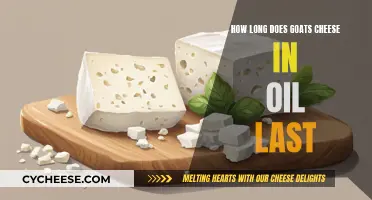 Goat Cheese in Oil: How Long Does it Last?