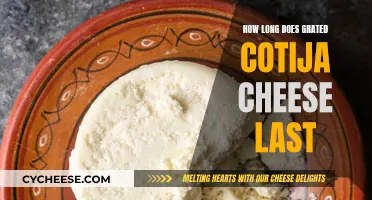 The Longevity of Grated Cotija Cheese: How Long Does it Last?