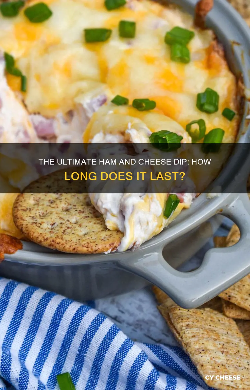 how long does ham and cheese dip last