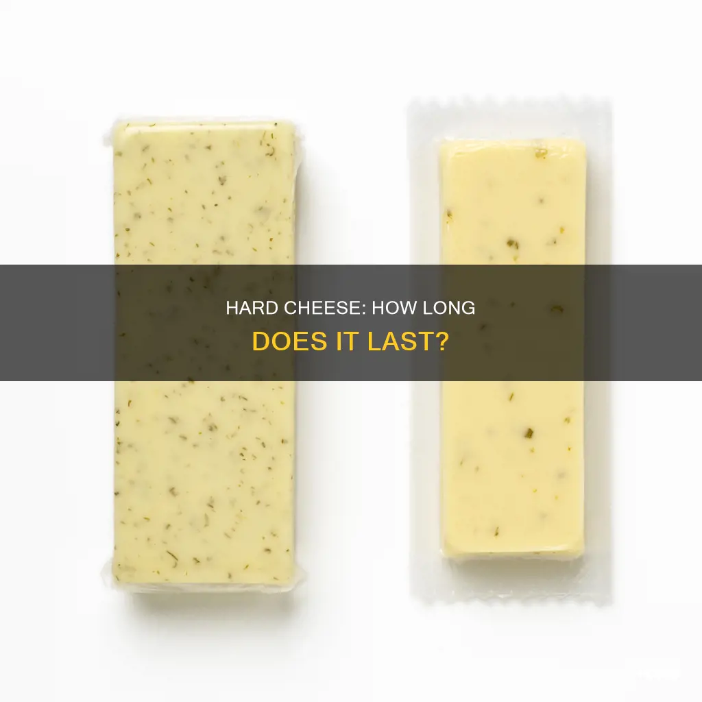 how long does hard cheese keep