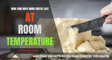 Cheese Storage: Hard Cheese Lifespan at Room Temperature