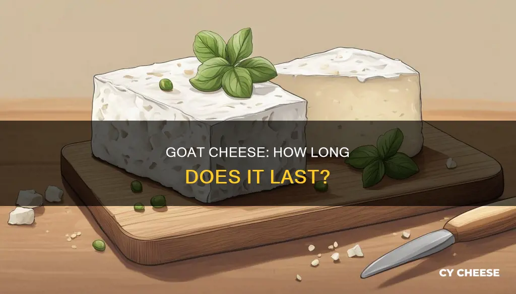 how long does hard goat cheese last