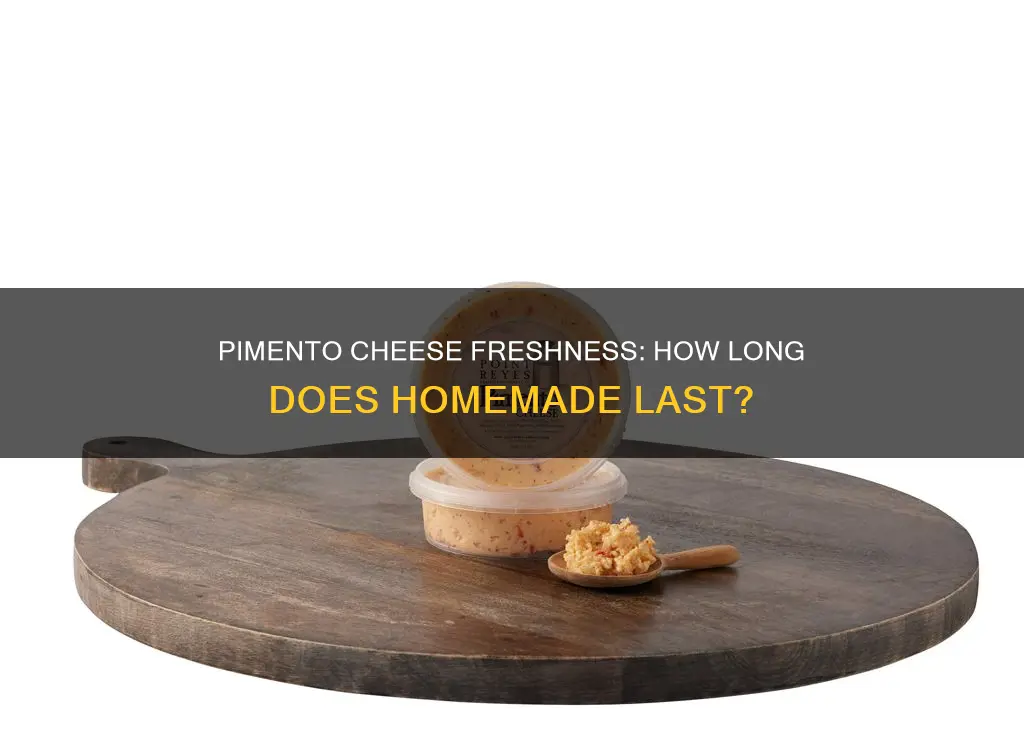 how long does home made pimento cheese lasts