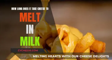 Melting Cheese in Milk: How Long Does it Take?