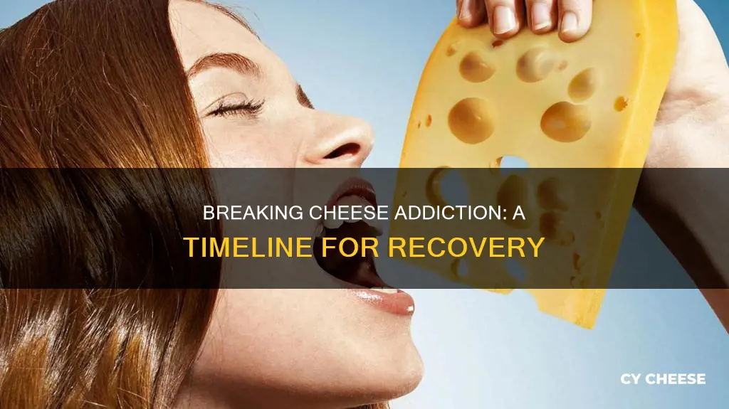 how long does it take to break cheese addiction